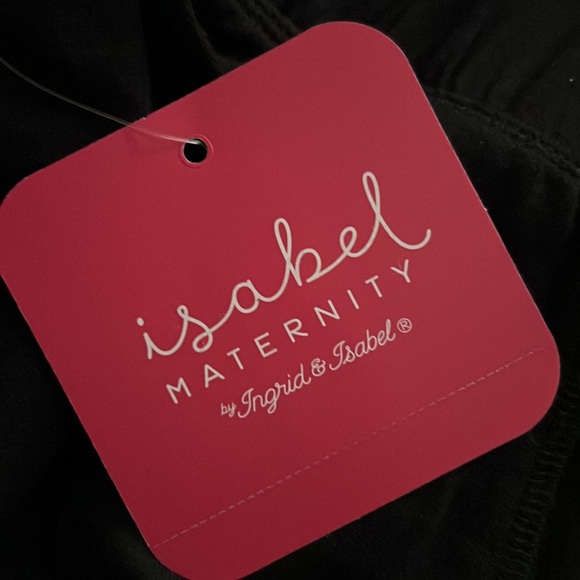 Isabel Maternity by Ingrid & Isabel™ Mid-Rise Drapey Maternity Jogger Pants - Picture 4 of 4